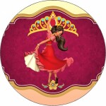 Jedlý papier Elena z Avaloru s potlačou 19,5 cm - Pictu Hap
