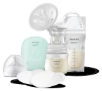 Philips AVENT Essential SCD323/20 zelená / Odsávačka materského mlieka / elektrická / USB-C