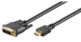 MicroConnect kábel Single-link HDMI (M) - DVI-D 18 +1 (M) 15m čierna / FullHD (1920x1080) @ 60Hz / obojsmerný (HDM1918115)