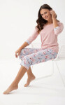 Dámske pyžamo Luna 343 3/4 3XL heather 3xl
