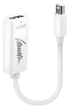 Lindy Mini DisplayPort - HDMI biela / Adaptér / 4K / pasívne / 0,15 m (41719)