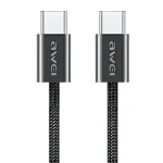 Awei CL-219T USB-C - USB-C čierny / Kábel / 60W / 1 m (CL-219T)