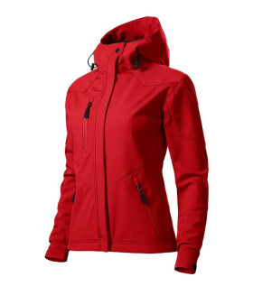 Nano softshellová bunda pre ženy červená 2XL