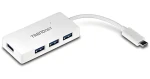 Trendnet TUC-H4E biely / USB hub / USB-C / 4X USB 3.0 / 5 Gbit/s (TUC-H4E)