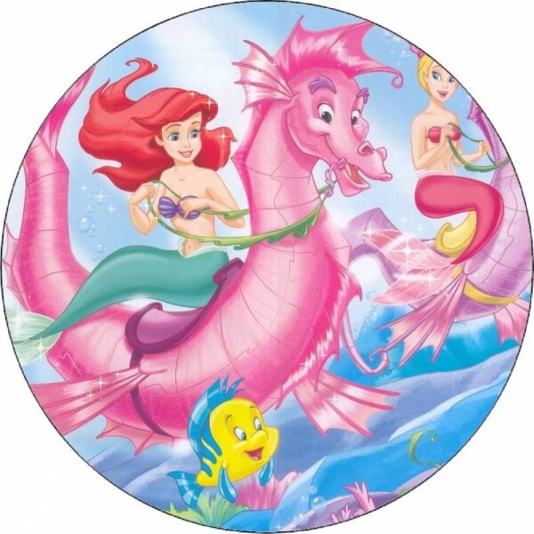 Jedlý papier Ariel s morským koníkom, 19,5 cm - Pictu Hap
