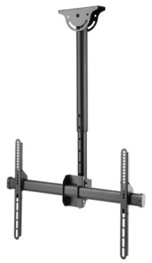 Techly čierna / Stropný držiak pre TV / 37-70" / 50 kg / nastaviteľný / VESA (309340)