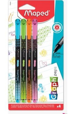 Maped Liner Graph´Peps Deco Pastel 4ks (155424)