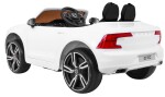Mamido Detské elektrické auto Volvo S90 biele