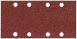 Makita P-36049 / Brúsny papier na drevo | kov | kameň / Zrnitosť 240 / Rozmery 93x228 mm / 8 otvorov / 10 ks (P-36049)