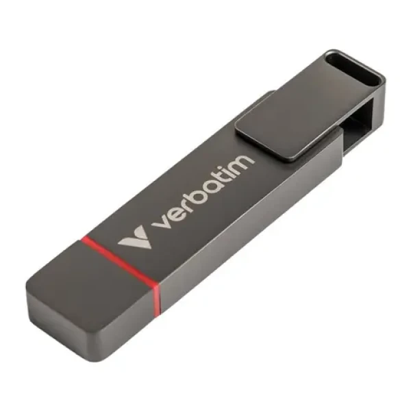 Verbatim Dual QuickStick 256GB sivá / Flash Disk / USB-AUSB-C 3.0 / čítanie: až 530MBs / zápis: až 470MBs (32041)