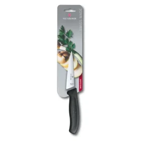 VICTORINOX Kuchársky nôž Swiss Classic čierna / 12 cm / Hladké ostrie (6.8003.12B)
