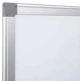 EuroSupplies Magnetická tabuľa 150x100 cm / hliníkový ALU rám / biely lakovaný povrch / odkladacia lišta (PREMTA1510)