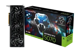 Gainward GeForce RTX 5070 Python III 12GB / 2512MHZ / 12GB GDDR7 / 192-bit / 1x HDMI + 3x DP / 650W (16) (NE75070019K9-GB2050T)