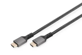 Digitus HDMI 2.1 8K 1 m čierna / Kábel / HDMI - HDMI / 48 Gbit/s / 7680x4320 / 120 Hz / HDR (DB-330200-010-S)