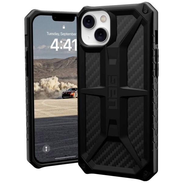 Urban Armor Gear Monarch Case Apple iPhone 14 Plus karbón; 114033114242