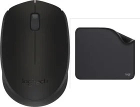 Logitech M171 čierna + Studio Series Graphite / Sada myš + podložka