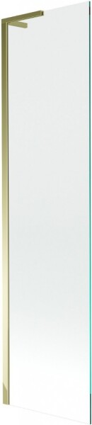 MEXEN/S - Next L vaňová zástena FIX 50 x 150, transparent, zlatá 895-050-000-03-00-50