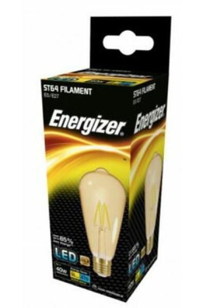 Energizer S9433 Filament Gold žiarovka 5W / pätica E27 / 2200K / 470lm / 15000h (S9433)