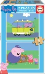 Educa Drevené puzzle Prasiatko Peppa