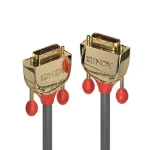Lindy DVI-D Gold Line / Kábel / Dual Link / 10 m / pozlátené konektory (36206)