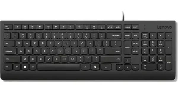 Lenovo Essential čierna / Drôtová klávesnica / SK layout / PS/2 (4Y41R64664)