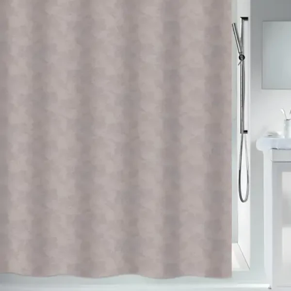 SPIRELLA Sprchový záves ROMANCE pieskovo ružový / polyester / 180 x 200 cm