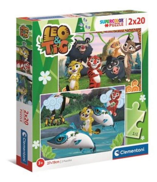 Clementoni PUZZLE Leo a Tig