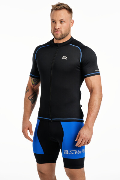 Tričko Rough Radical Cross Sx Black/Blue M