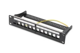 Digitus Patch panel 12- Port čierna / Patch panel / Modulárny / 1U (DN-91420)