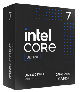 Intel Core Ultra 7 270K Plus, 3.7 GHz, 36 MB, BOX (BX80768270K)