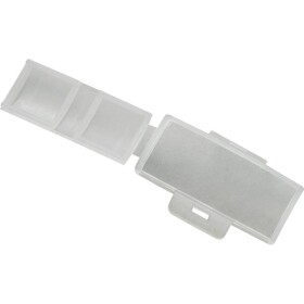 TRU COMPONENTS TC-MC2203-100 označovač káblov Druh montáže: káblové spony Potlačiteľná plocha: 43 x 19 mm prírodná 100 ks; TC-MC2203-100
