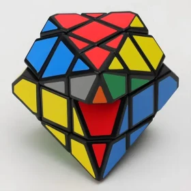 DIAN SHENG Hlavolam 6 Corner Only Cube mix farieb