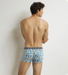 Pánske módne boxerky 3 ks DIM VIBES BOXER 3x - DIM - modré L