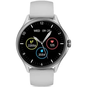Niceboy Watch Pixel 2 strieborná / Chytré hodinky / 1.38 "IPS / IP67 / BT 5.3 (watch-pixel-2-silver)