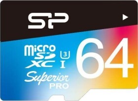 Silicon Power Superior Pro MicroSDXC 64 GB Class 10 (SP064GBSTXDU3V20SP)