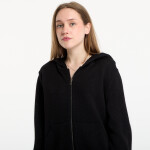 Mikina Palm Angels Curved Logo Knit Hoodie UNISEX Black/ Off White XXL