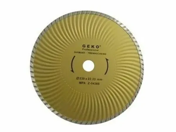 GEKO Kotúč diamantový rezný TURBO PLUS 230x8x22mm (G00274)