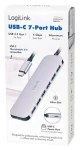 USB Hub 7 portov USB-A 20W PD/USB Hub/USB 3.2/5 Gbps (UA0457)