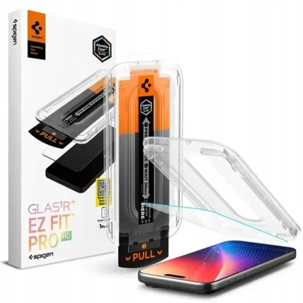 Spigen Glas.tR EZ Fit Pre číre / Ochranné sklo / Apple iPhone 16 Pro Max, 17 Pro Max (8800283312270-AGL10095)