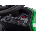 Mamido Detský elektrický traktor BLAST s prívesom 2x200W zelený