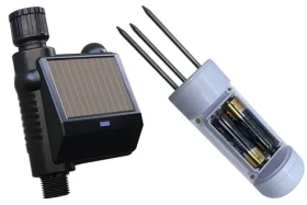 Immax NEO SMART zavlažovací ventil / Zigbee TUYA / Solárny panel / Senzor pôdnej vlhkosti (07525L)