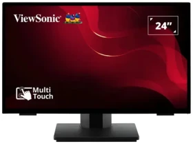 24" ViewSonic TD2465 čierna / Monitor / Dotykový / VA / Full HD 1920x1080 / HDMI + DP + VGA + USB (TD2465)
