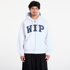 Mikina Carhartt WIP Hooded WIP Sweat Jacket UNISEX Ash Heather Stone Washed S