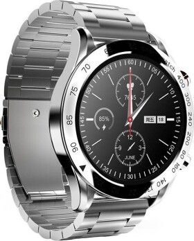 HiFuture FutureGo Pro SmartWatch strieborná / múdre hodinky / 1.32 "/ IP68 / Bluetooth 5.0 / Wi-Fi (HiF-FUTUREGOPROSL)