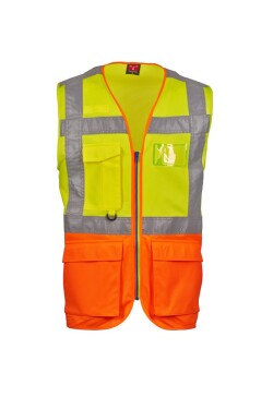 Reflexná pracovná vesta Payper EXTRA Farba: Žltá Fluo/ Dymová, Veľkosť: 2XL (S00846008801036XXL)