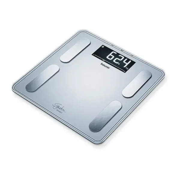 Beurer BF405 strieborná / digitálna osobná váha / 200kg / rozlíšenie 100g / BT (76006)