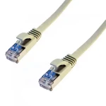 DATACOM CAT6 1m šedý / Patch kábel / FTP / plochý (1451)