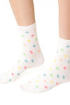 Dámske vzorované ponožky 099 ecru 38-40