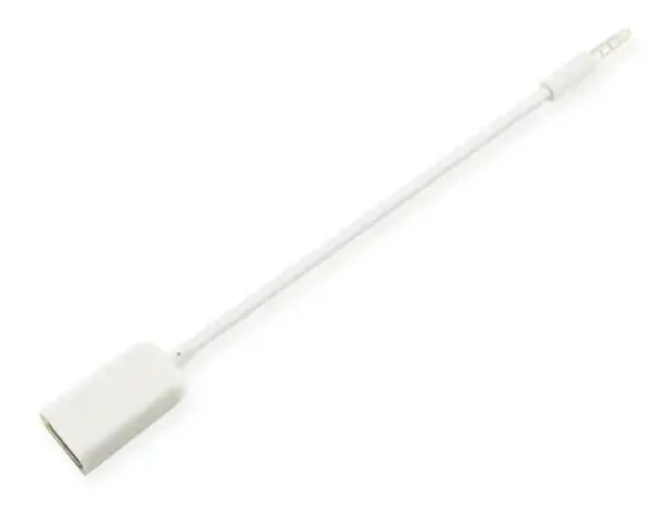 MicroConnect Audio kábel 3.5mm jack - USB A (F) 0.2m biela (AUDUSBFW)