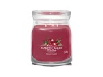 Yankee Candle Signature Black Cherry stredný pohár 368g / doba horenia až: 50 h (5038581125121)